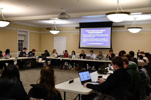 UVA Student Council's final meeting of the fall 2025 semester