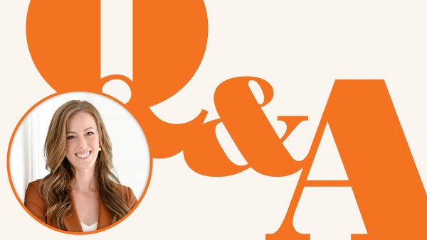 Lauren Duval's headshot with the letters "Q&A"