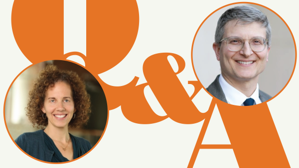 Q&A graphic with Jennifer Rubenstein and Michael Glibert